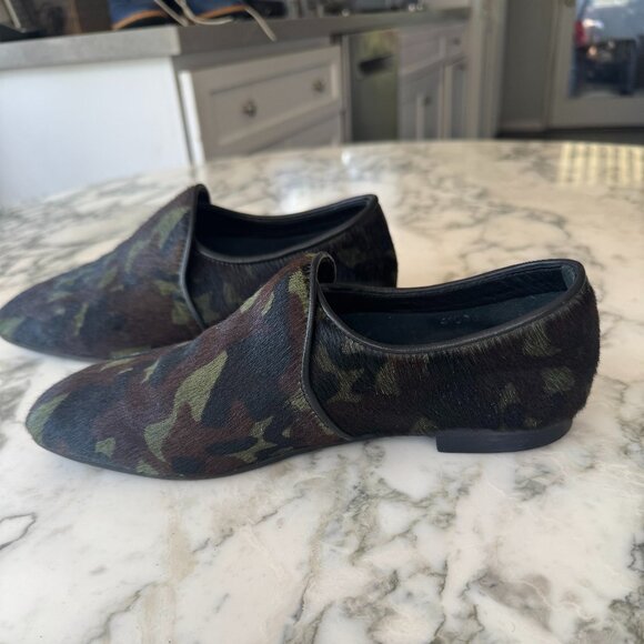 Aquatalia Revy Camouflage Hair Loafers - Picture 3 of 7